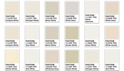 pantone off white color code.